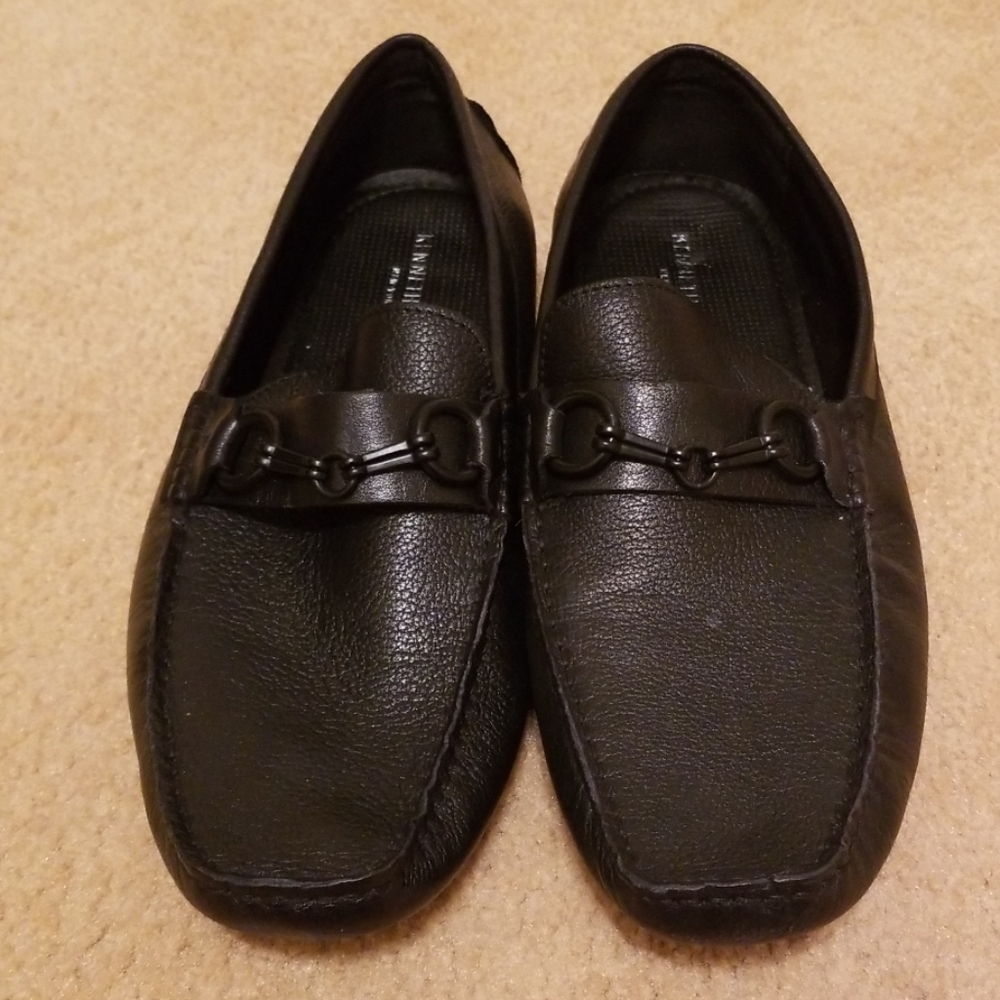 Kenneth Cole Loafers Sz 11.5 Black Worn ONCE